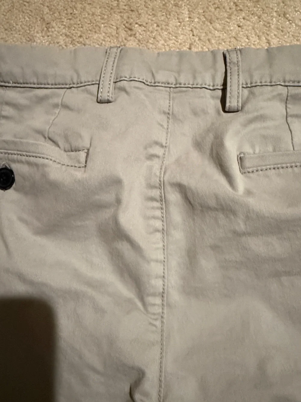Tommy Hilfiger Men's Light Grey Regular Fit Stretch Pants - Picture 7 of 7